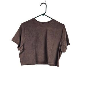 Skims cropped short sleeve tee Nwt